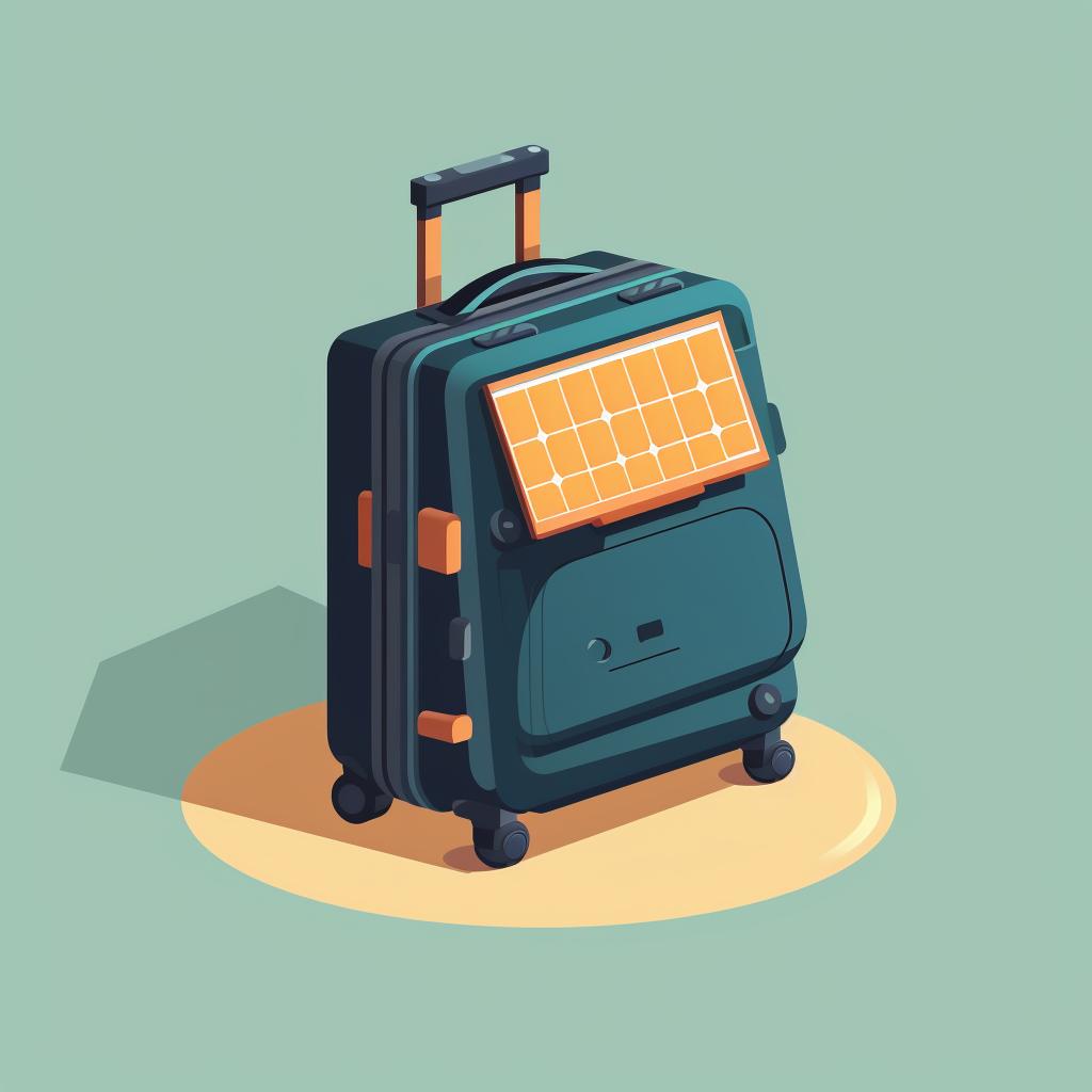 A solar-powered travel gadget.